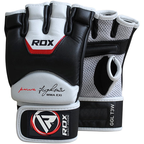 RDX T3 LEATHER MMA GRAPPLING GLOVES-2